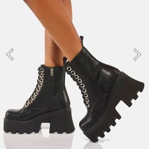 Run To You Platform Ankle Boots